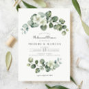 Recherche de eucalyptus répétition dîner invitations Verdure