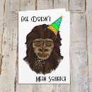 Recherche de squatch vœux cartes Drôle