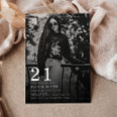 Recherche de 19 ans invitations Minimaliste
