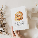 Recherche de bagel vœux cartes Petit déjeuner