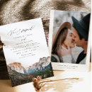 Recherche de destination elopement mariage invitations Nous avons fui