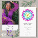 Recherche de conception mandala cartes visite Yoga