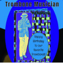 Recherche de trombones vœux cartes Tromboniste