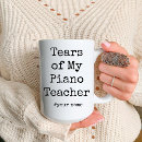 Recherche de professeur de piano tasses Noël