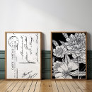 Recherche de impression florale vintage cartes postales Fleurs