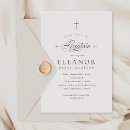 Recherche de blanc baptême invitations Élégant