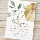 Recherche de modern thanksgiving invitations Aquarelle