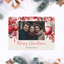 Recherche de red poinsettias christmas vœux cartes Festif