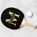 Recherche de or et noir raquettes ping pong Famille