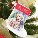 Recherche de labrador chaussette de noël Mignon