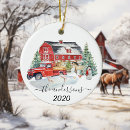 Recherche de animaux de ferme ornements Noël