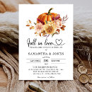 Recherche de fall floral bridal shower invitations Citrouille
