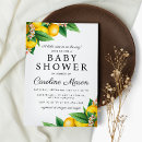Recherche de lemon shower invitations Botanique