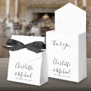 Recherche de blanc mariage ballotins Minimaliste