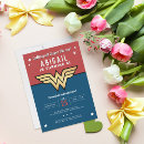 Recherche de wonder woman anniversaire invitations Anniversaire de enfant