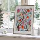 Recherche de rouge gorge posters Pour elle
