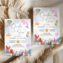 Recherche de de crabe anniversaire invitations Aquarelle