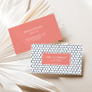 Recherche de motif géométrique cartes visite Simple