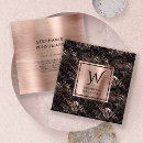 Recherche de huile cartes visite Monogramme
