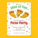 Recherche de pizza mignonne invitations Tranche de plaisir