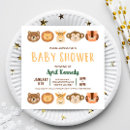 Recherche de lion carrées invitations Baby
