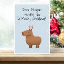 Recherche de funny reindeer christmas vœux cartes Mignon