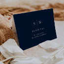 Recherche de bleu foncé vœux cartes Simple