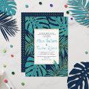 Recherche de motif de palmier invitations Tropical