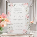 Recherche de white floral mariage invitations Argent