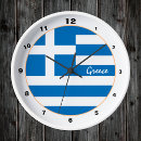 Recherche de drapeau grec horloges Grèce