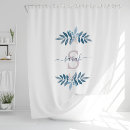Recherche de bohème rideaux douche Monogramme