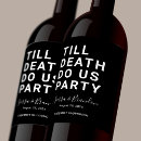 Recherche de mariage vin étiquettes Fêtes de fiançailles