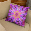 Recherche de pink flower coussins Mandala