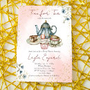 Recherche de vintage tea party invitations Aquarelle