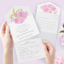 Recherche de fleur de cerisier mariage invitations Blanc