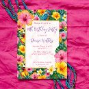 Recherche de couleurs tropicales invitations Fête d'anniversaire