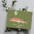 Recherche de pêche de mouche vœux cartes Pêche à la truite