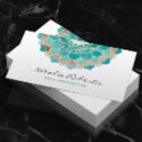 Recherche de mandala moderne cartes visite Fleur de lotus