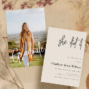 Recherche de photo faite sur commande invitations Élégant