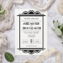 Recherche de artdeco invitations Vintage