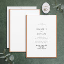 Recherche de orange invitations Minimaliste