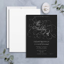 Recherche de cravate noire mariage invitations Élégant