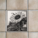 Recherche de dessin noir et blanc carreaux Floral
