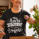 Recherche de règles de maison tshirts Sarcastique