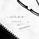 Recherche de manuscrite cartes visite Styliste