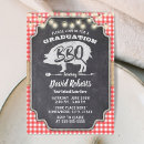 Recherche de bbq verticales 11x16 invitations Diplômé