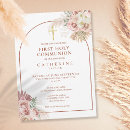 Recherche de première communion de garçon cartes invitations Floral