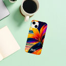 Recherche de fleurs tropicales iphone coques Plage