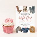 Recherche de jungle animals 1ans anniversaire invitations Enfants