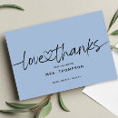 Recherche de love and thanks remerciements cartes Script